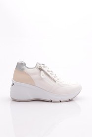 Resim Dgn 62159 Kadın Kalin Taban Yani Fermuarli Sneaker 