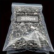 Resim 20/50 adet Balıkçılık Takımı Hızlı Bağlantı Elemanları, B Tipi Hızlı Bağlantı Elemanları, Hem Tatlı Su Hem de Tuzlu Su Balıkçılığı İçin İdeal. 