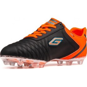 Resim Dugana Siyah Turuncu Dgn 21 Erkek Krampon Halı Saha Ayakkabısı Siyah 