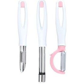 Resim Hilal Sebze Soyacağı & Elma Oyacağı & Sebze Soyacağı 3 Lü Set 