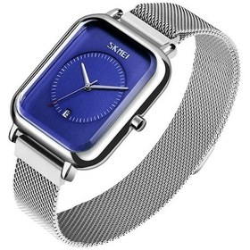 Resim Fastbuy Skmeı 9207 Moda Yaratıcı Basit İzle Erkekler Manyetik Toka Örgü Kemer Çelik Kemer Çift Kuvars İzle Gümüş Mavi Çok Ren Çok Renkli 