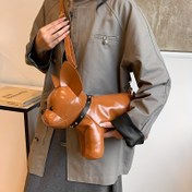 Resim Şirin Fransız Bulldog Karikatür Çantası Kadınlar İçin, 2024 Trend Moda Omuz/Çapraz Askılı Satire Bebek Köpek, Moda Aksesuarı,Günlük Çanta,Satir Tarzı,Oyuncu Tasarım,Hafif Çanta,Ayarlanabilir Kayış,Şık Çanta,Hayvan Desenli Çanta,Köpek Severler,Günlük Giyim 