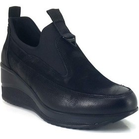 Resim Venüs 2111522 24ka Kadın Günlük Ayakkabı - Siyah Nubuk-siyah Nubuk Siyah Nubuk 