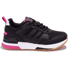 Resim Kinetix Blaze Pu Siyah Fuşya Ortopedik Günlük Kadın Spor Ayakkabı 001 