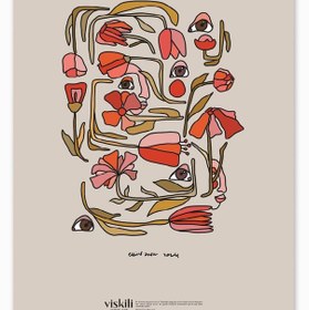 Resim Anason İşleri Gül Gözleri Viskili Poster 50x70cm 