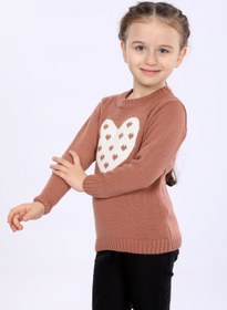 Resim Cloudy Kids Kız Çocuk Regular Fit Basic Triko Kazak 