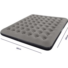 Resim Bestway Ultra King 3 Kişilik Şişme Yatak 203x183x22cm 671HC 