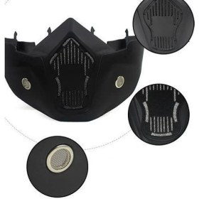 Resim Prosev Motosiklet Kask Maskesi ve Gözlüğü Mkm Gümüş 