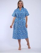 Resim Lubimyj Halat Ev Kıyafeti Bornozu 439939963 Açık Mavi 