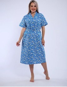 Resim Lubimyj Halat Ev Kıyafeti Bornozu 439939963 Açık Mavi 