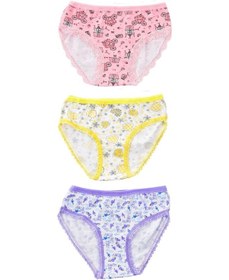 Resim Pemilo Kız Çocuk 840 Desenli 3'Lü Slip Renkli 