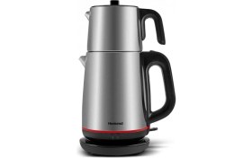 Resim Özbience Paslanmaz Çelik Siyah Çay Makinesi, Hızlı ve Kolay Demleme 