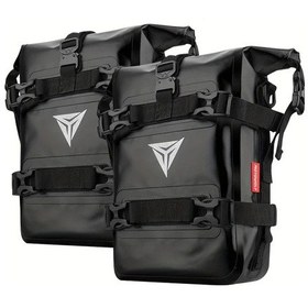 Resim Cordial Bmw R1200gs Ktm Honda Suzukı Dl650 V-strom İçin Siyah Etiketli 2 Adet Su Geçirmez Çıkarılabilir Askılı Pvc Çerçeveli Çanta 1 Pcs 20l Black 