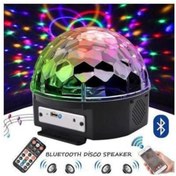 Resim Retros Disko Topu Ses Bombası Led Işıklı Projeksiyonlu Hoperlörlü Bluetooth Sd Usb 