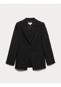 Resim Marks & Spencer Dokulu Blazer Ceket Siyah 