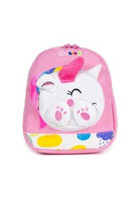 Resim Sevimli Kedi Figürlü Anaokulu Çantası - Pembe #REF! 