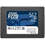 Resim Genel Markalar Patriot 512gb P220 P220s512g25 550-500mb/s Sata-3 Ssd Disk 