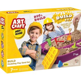 Resim Art Craft Artsand İnşaat Set Kinetik Kum Oyun Seti 600 gr 