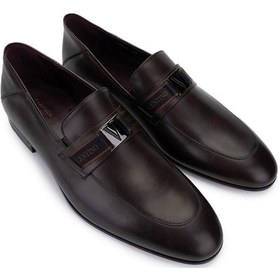 Resim Valentino Valentıno Erkek Hakiki Deri Kahverengi Loafer Ayakkabı 667 20090 Erk Ayk Y23 Brown Kahverengi 