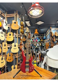 Resim B04- Rd 4 Telli Aktif Bass Gitar Kırmızı Renk 