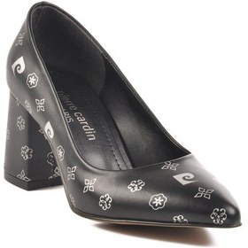 Resim Siyah Topuklu Kadın Abiye Ayakkabı 50176 Z Siyah 