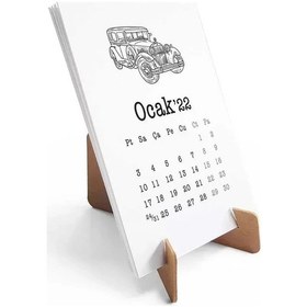 Resim Klasik Arabalar 2027 Takvimi - Masa Takvimi 