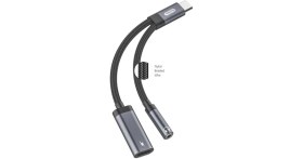 Resim Go-Des Go Des GD-UC312 Type-C To 3.5 mm Aux Kulaklık ve Şarj Dönüştürücü Ses Adaptörü 