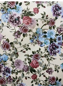 Resim Enesar Home Çiçek Desen Döşemelik Kumaş 05 Çiçekli 100 x 140 cm 
