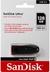 Resim SanDisk Ultra 128 GB USB 3.0 Flash Bellek - SDCZ48-128G-U46 