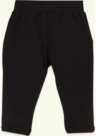 Resim Breeze Erkek Bebek Eşofman Altı Armalı Basic Siyah (9 Ay-3 Yaş) 