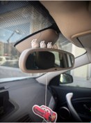 Resim SHHOBİ 4 Parça Sevimli Hamster Ailesi Dikiz Aynası Süsü - Ayna Süsü Araba Süsü Torpido Süsü Oto Aksesuar 