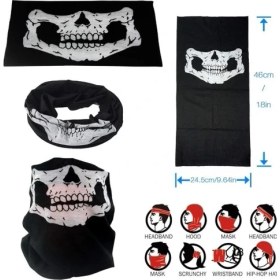 Resim Motorcu Boyunluk Baf Buff Bandana - 25X48 cm Model 7 