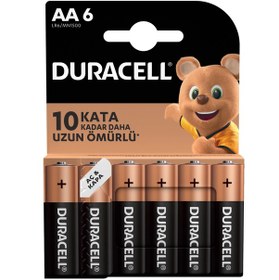 Resim DURACELL AA KALEM PİL (6LI) PAKET FİYAT 