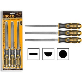 Resim Ingco HKTFS1308 Endüstriyel 3'lü Eğe Seti 