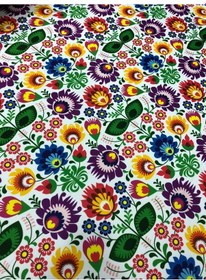 Resim Enesar Home Botanik Çiçek Desenli Dijital Baskılı Kumaş 100 x 140 cm 