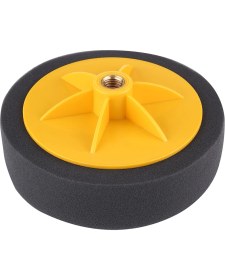 Resim Creatorally 6 Inç/15 cm Sünger Tekerlek Parlatma Ağda Ped Kiti Aracı Araba Parlatıcı Için Siyah (Yurt Dışından) 