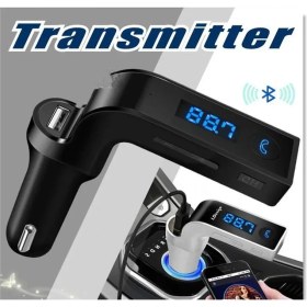Resim Elixem Araç Çakmaklık FM Bluetooth Transmitter Modülatörü Car7 SD Kart USB Flash 