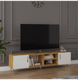 Resim Tv Ünitesi Beyaz & Petra Asra Trend T-11 