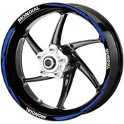 Resim Deeb Mondıal Jant Şeridi Reflektif Mavi Beyaz Model S N11.52077 