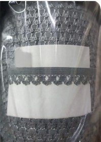 Resim Çamaşır Lastiği Dantelli 1 Cm 1 Metre Gri 