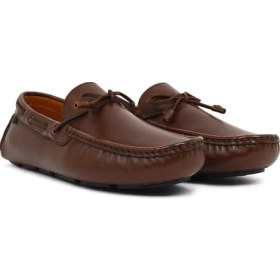 Resim Derimod Erkek Kahverengi Deri Casual Loafer 26SFD602118 