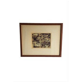 Resim İran Masuleh Köyü Sepya Çekim Çerçeveli Fotoğraf 45x55cm 