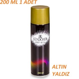 Resim Güngörür Altın Yaldız Sprey Boya 200ML 1 Adet Gönderilir 