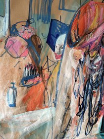 Resim Ali'nin Odası, 2024 - 110 x 195 cm / Çerçevesiz 