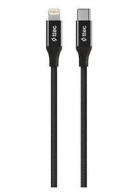 Resim Ttec 2dk41s Alumicable Usb-c - Lightning Hızlı Şarj Kablosu 150 Cm Siyah 