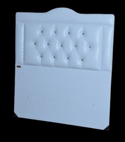 Resim Bengimobilya Baza Başlık 90*190 Cm Suni Deri Beyaz Silinir Kumaş Kapitone Mod 