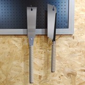 Resim Japon Çekiçli Testere Seti: 60.96cm Çift-Kenarlı Testere 6-10/17 TPI ve 50.8cm Tek-Kenarlı Testere 17 TPI, Çelik Gövdeler ve Esnek Bıçaklar için Marangozluk ve DIY 