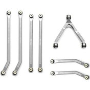 Resim 1/24 Axial Scx24 İçin Yüksek Performanslı Alüminyum Çekiç Kolu Seti - Gümüş Renk 