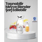 Resim Pembe ve Beyaz Renk Seçenekli Mini Boy Meyve Sıkıcı 