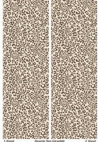 Resim Kahverengi Benekler Desenli Süet Oturma Odası Salon Fon Perde Ekstrafor Büzgü 2 Kanat Prd-1115 Çok Renkli 